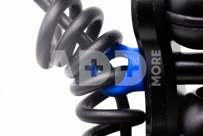 Blue Big Cable Management Device for 3/8"-16 Threaded Holes (3-Pack)