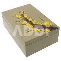 Box bamboo/ceramic Spring 20x30x10 cm