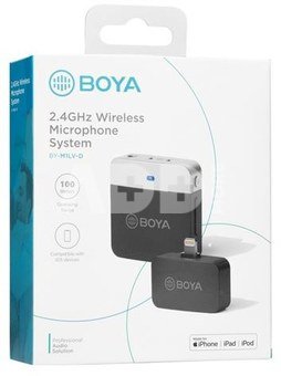 Boya 2.4 GHz Tie pin Microphone Wireless BY-M1LV-D for iOS
