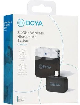 Boya 2.4 GHz Tie pin Microphone Wireless BY-M1LV-U for USB-C