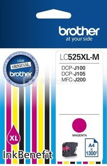 Brother Ink LC525XLM MAG 1300sh for DCPJ100/J105/J200
