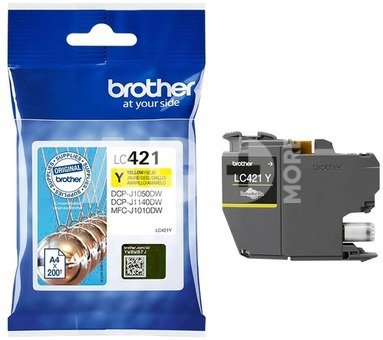 Brother LC421Y Ink Cartridge Yellow