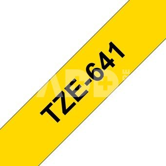 Brother labelling tape TZE-641 yellow/black 18 mm
