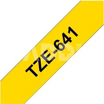 Brother labelling tape TZE-641 yellow/black 18 mm