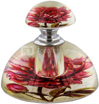 Buteliukas kvepalams su rožės piešiniu SP715
