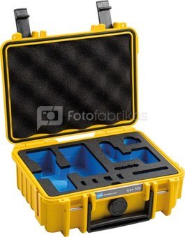 B&W Gimbal Case Type 500 Y yellow for DJI Pocket 2