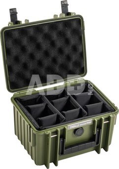 BW OUTDOOR CASES TYPE 2000 / BRONZE GREEN (DIVIDER SYSTEM)