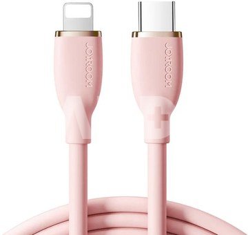 Cable Colorful 30W USB C to Lightning SA29-CL3 / 30W / 1,2m (pink)