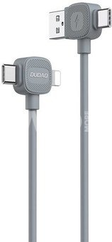 Cable Dudao L20S, 4in1, 1m (grey)