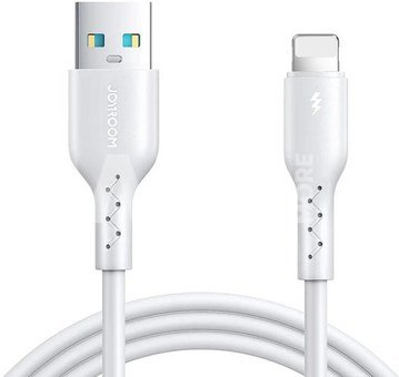 Cable Flash Charge USB to Lightning Joyroom SA26-AL3/ 3A / 1m (white)