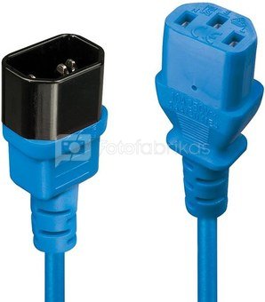 CABLE POWER IEC EXTENSION 1M/BLUE 30471 LINDY