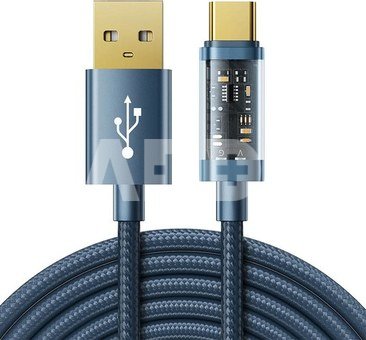 Cable to USB-A / Surpass / Type-C / 3A / 1.2m Joyroom S-UC027A12 (blue)