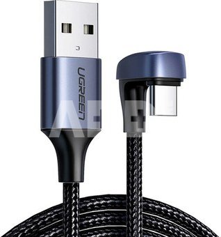Cable USB 2.0 A to C UGREEN, 1m (Black)