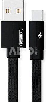Cable USB-C Remax Kerolla, 2m (black)