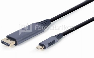 CABLE USB-C TO DP 1.8M/GREY CC-USB3C-DPF-01-6 GEMBIRD
