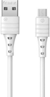 Cable USB Micro Remax Zeron, 1m, 2.4A (white)