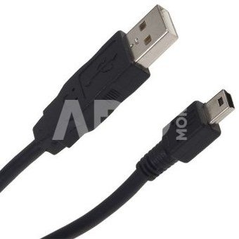 Kabelis USB - USB mini, 25cm (DKE-2)