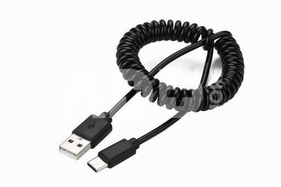 CABLE USB2 TO USB-C COILED/1.8M CC-USB2C-AMCM-6 GEMBIRD