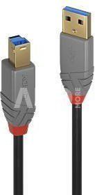 CABLE USB3.2 A-B 5M/ANTHRA 36744 LINDY