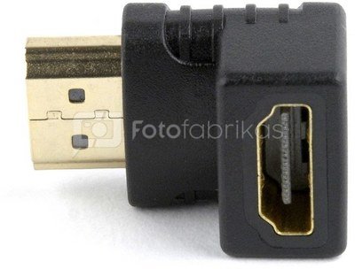 Cablexpert HDMI right angle adapter, 90° downwards
