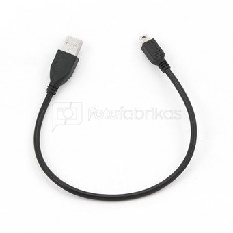 Cablexpert USB 2.0 A-plug MINI 5PM 1ft cable, bulk packing