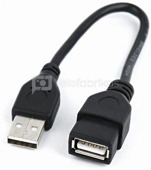 Cablexpert USB 2.0 extension cable, 15 cm