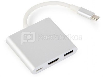 Cablexpert USB type-C multi-adapter