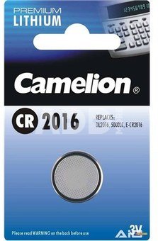 Camelion Lithium Button celles 3V (CR2016), 1-pack