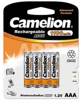 Camelion Rechargeable Batteries Ni-MH AAA (R03), 1100 mAh, 4-pack