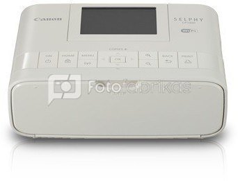 Canon CP1300 Colour, Dye-sublimation thermal transfer printing system, Selphy Photo printer, Wi-Fi, White
