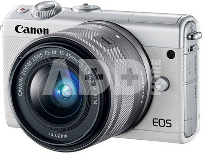 Canon EOS M100 Kit white + EF-M 15-45