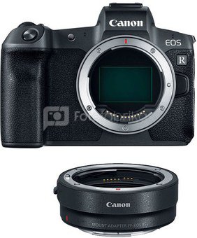 Canon EOS R body + EF-RF adapteris