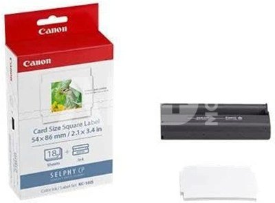 Canon KC-18IF Colour Ink + Paper Set Credit Card Size - 18 Stickers