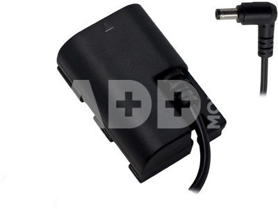 Canon LP-E6 Dummy Battery to 5.5/2.5mm DC Male Cable
