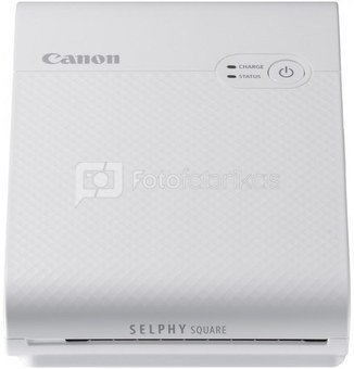 Canon фотопринтер + фотобумага Selphy Square QX10 Premium Kit, белый