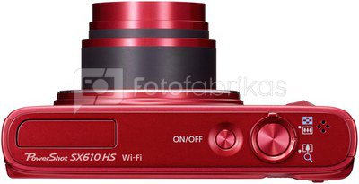Canon PowerShot SX610 HS (raudonas)