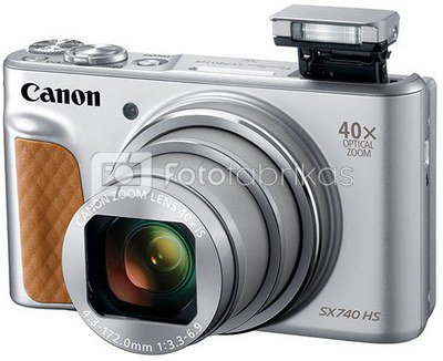 Canon PowerShot SX740 HS (Sidabrinis)