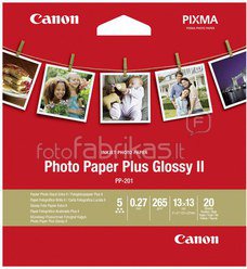 Canon PP-201 13x13 cm 20 Sheets Photo Paper Plus Glossy II 265 g
