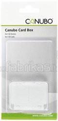 Canubo SD Card Box transparent for 4 SD Cards