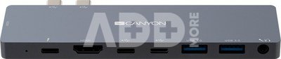 Canyon док 8in1 Thunderbolt 3 (CNS-TDS08DG)