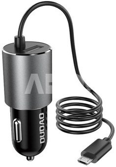 Car charger Dudao R5PROM, micro USB 17W (black)