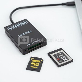 Caruba 2 in 1 Cardreader XQD + SD USB C
