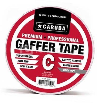 Caruba Gaffer Tape 50mtr x 5cm Grijs