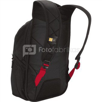 Case Logic DLBP116K Notebook Sporty Backpack/ For 16"/ Polyester/ Black/ For (29.5 x 4.0 x 39.0cm)