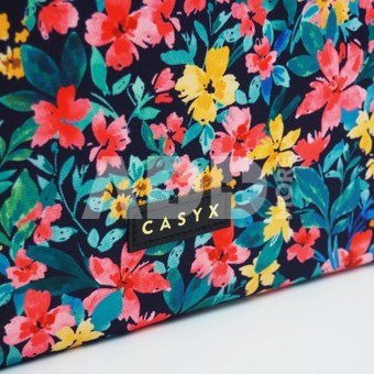 Casyx for MacBook 13”/14” - Canvas Flowers Dark