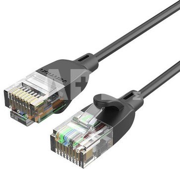 Category 6A Network Cable Vention IBIBI 3m Black Slim Type
