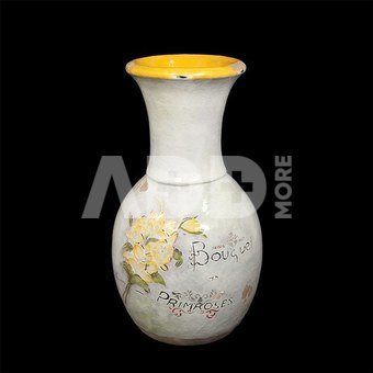 Ceramic vase Primroses 17x17x30 cm