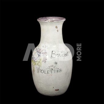 Ceramic vase Violettes 23x23x40 cm