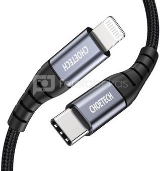 Choetech USB C to Lightening Nylon Cable MFi 1.2M IP0039