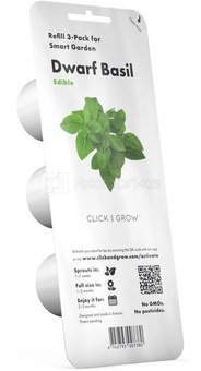 Click & Grow Smart Garden refill Карликовый базилик 3 штуки